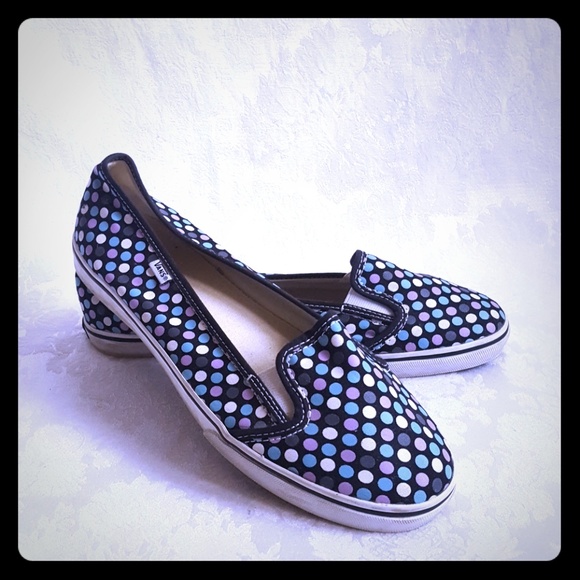 Vans Shoes - Vans Polka Dot Slip On Sneakers